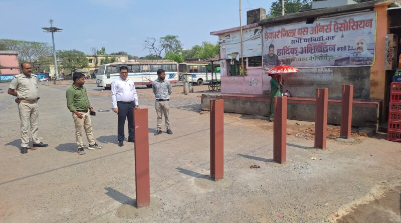 नगर आयुक्त ने पुराने और नए बस स्टैंड का किया निरीक्षण