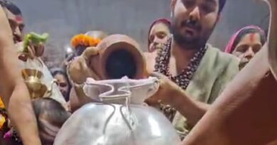 विशूआ संक्रांति पर बाबा को लगा सत्तू का भोग