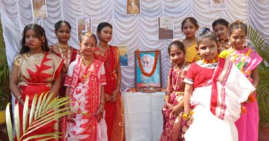 नंदन कानन स्कूल में रवीन्द्रनाथ टैगोर जयंती पर नृत्य कार्यक्रम एवं पर्यावरणीय पहल