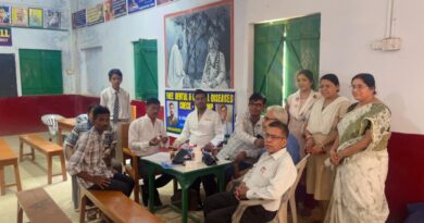 दीनबंधु विद्यालय में मुफ्त स्वास्थ्य जाँच शिविर