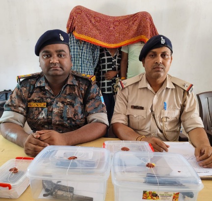 एटीएस और पुलिस की संयुक्त कार्रवाई, अवैध हथियारों के साथ तीन गिरफ्तार