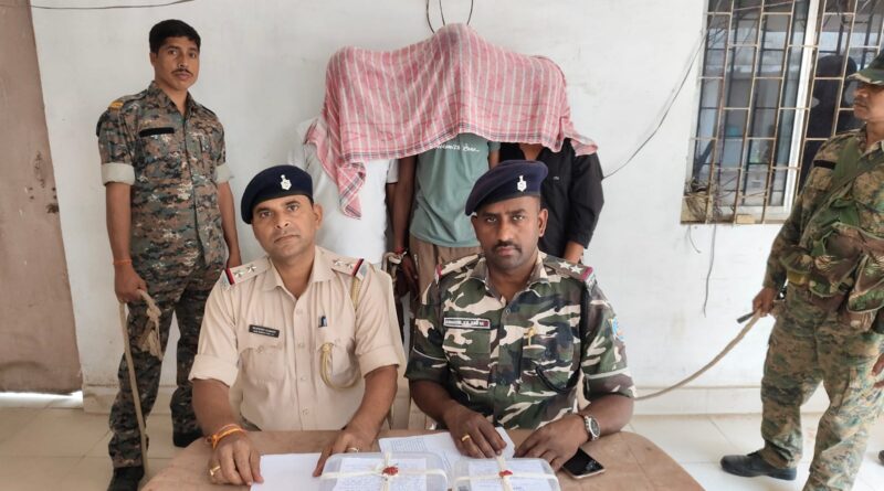 अवैध पिस्टल के साथ तीन अपराधी गिरफ्तार, भेजे गए जेल