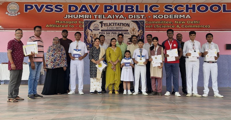 एसओएफ ओलंपियाड में डीएवी कोडरमा के विद्यार्थियों ने राष्ट्रीय एवं अंतरराष्ट्रीय स्तर पर लहराया सफलता का परचम